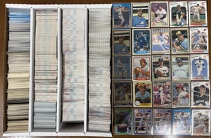 HUGE (3000+) 1981-1989 Fleer Baseball Card Lot HOF Mattingly Ryan Ripken VALUE! - Picture 1 of 4