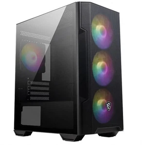 MSI MAG FORGE M100R Micro ATX Case, 1x USB 3.2, 2x USB 2.0, 1x Audio, 1x Mic, 4x - Picture 1 of 4