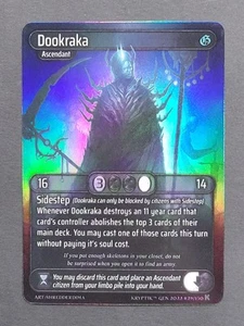 Kryptik TCG: 2022 "DOOKRAKA" Holo Testkarte 2! Only 80 Ever Made! Karte C - Bild 1 von 18