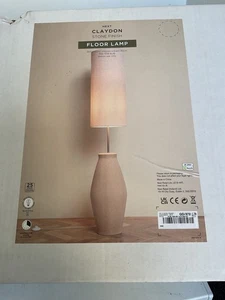 Brandneu Terracota Orange Claydon Stehlampe Versiegelt - Bild 1 von 4