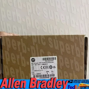 New Factory Sealed AB 1761-L16BWA MicroLogix 1000 16Point Controller US Free Tax - Picture 1 of 4