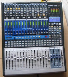 PreSonus StudioLive 16.4.2 16-Channel Digital Audio Mixer board console w. sides - Picture 1 of 13