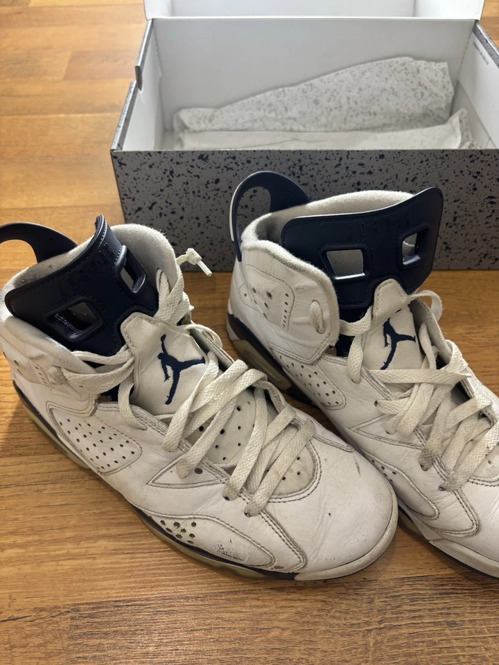 Talla 8.5 - Air Jordan 6 Retro 2000 Midnight Navy con Og Box Foto 1 de 4