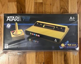 Atari 2600+ PAC-MAN Edition Console, Game & Wireless Joystick. BRAND NEW Sealed