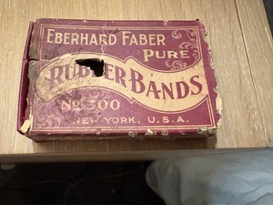Bandas de goma antiguas de caja vacía de colección Eberhard Faber - Imagen 1 de 5