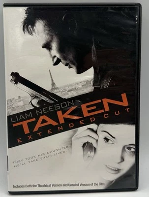 Taken DVD Widescreen Extended Cut Liam Neeson Maggie Grace Jon Gries 2009 - Image 1 of 3