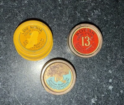 3 filtros de color Kodak vintage en latas originales Foto 1 de 4