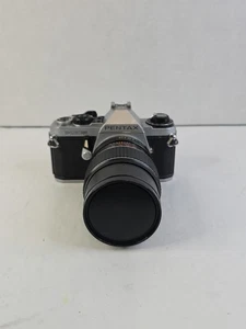 Pentax ME Super 35mm SLR Film Camera W/ Gefitec Auto 135mm f/2.8 telephoto lense - Picture 1 of 24