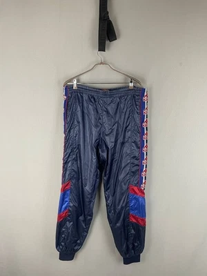 Pantalones de calentamiento Kappa para hombre talla 2XL azul nailon pierna ajustada deportes gimnasio pantalón Foto 1 de 4