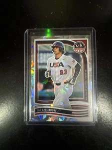 Jac Caglianone /25 Cracked Ice USA Baseball 2024 Panini Stars & Stripes - Bild 1 von 2