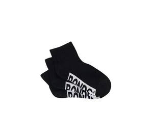 6 Pairs X Bonds Kids Cushioned Quarter Crew Black Socks - Picture 1 of 2