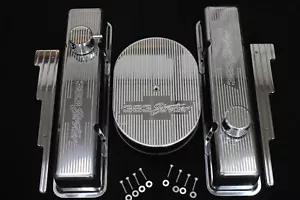 Ghostie 383 Stroker Chevy Small Block TALL Valve Cover Set - Picture 1 of 10