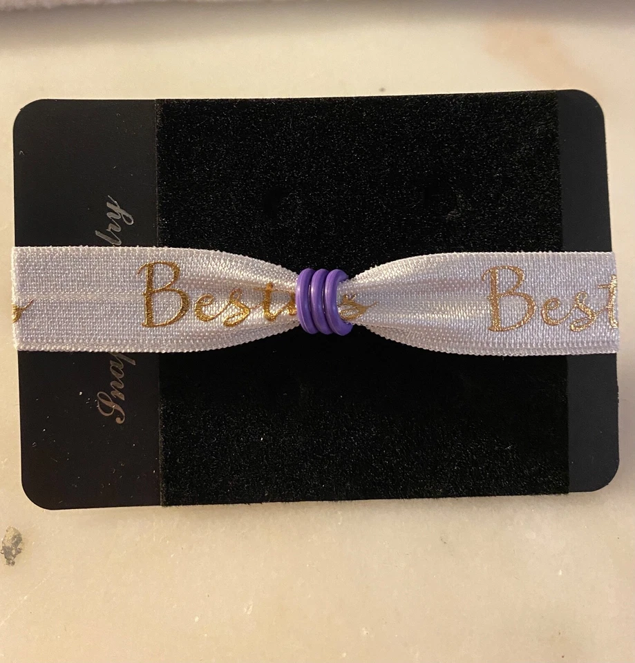 NUEVO SOPORTE COLA DE CABALLO ELÁSTICO HECHO A MANO BESTIAS DORADAS ANILLOS DE GOMA Foto 1 de 1