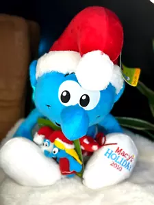 Macy's 2010 Weihnachten Schlumpf Cartoon Fingerpuppen Stofftier Plüschpuppe 22 Zoll - Bild 1 von 7