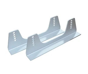 Aluminium 125mm Siège Côté Supports / Fixation Course Bob Universel Rally OMP - Picture 1 of 1