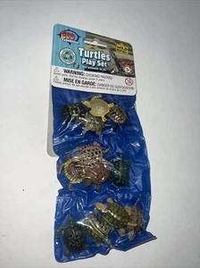 Wild Republic Eco Expedition Turtles Playset NEW In Pkg 12 Plastic Turtles Toys - Picture 1 of 6