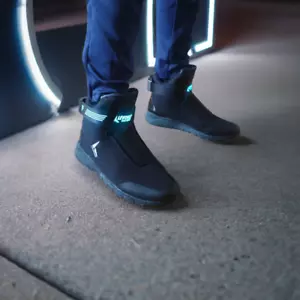 Sneaker Levohlt Light UP L85 stile Air Mag BTTF Mcfly anni 80 Tron Sci FI LED - Foto 1 di 10