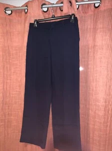 George School Uniform Pants Belt Loops Dark Navy Flat Front Boys Sz 14 - Picture 1 of 9