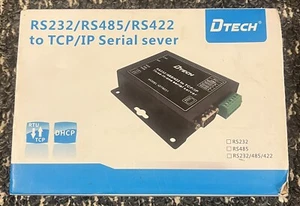DETECH IOT9031B Port Serial to Ethernet Converter Adapter RS422 RS485 to TCP IP - Zdjęcie 1 z 8