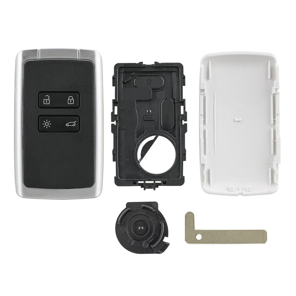 4 Button Key Shell Cover Remote Fob For Renault Koleos Kadjar Megane Talisman - image 1 of 4