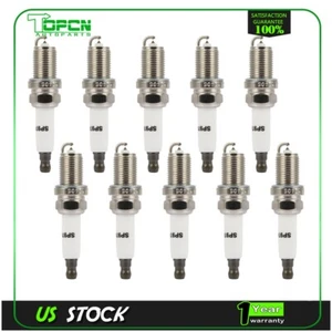 10Pcs Platinum Spark Plugs Compatible with 18-20 Audi R8 V10 5.2L PFR7S8G 97417 - Picture 1 of 7