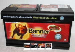 Banner Running Bull 59201 AGM 92Ah 12V Autobatterie Start-Stop / Caravan / Womo - Bild 1 von 2
