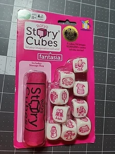 New Rory’s Story Cubes - Fantasia - 9 Cubes, 54 Images w/ Storage Bag - Picture 1 of 7