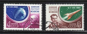 Russia 1961 SC# 2509 - 2510 - Major Titov and Vostok - Used Lot # 260 - Picture 1 of 1