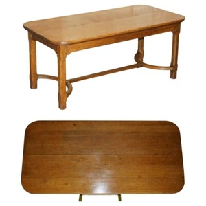STUNNING ARTS & CRAFTS VICTORIAN ENGLISH OAK HAYRAKE DINING TABLE 6-8 PEOPLE - Picture 1 of 23