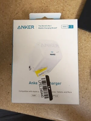 Anker 313 Charger 30W Series USB C Fast Charging GaN Tech Phones or tablet - Image 1 of 3