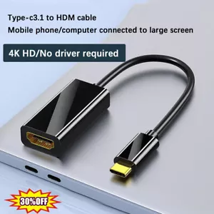 USB;C Typ C auf HDMI Adapter USB Kabel für MHL Android Handy Tablet schwarz --Neu- - Bild 1 von 12