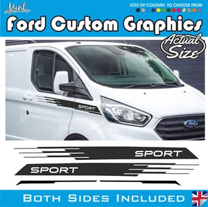 to fit SWB FORD TRANSIT CUSTOM CAMPER ST Sport S Motorhome GRAPHICS DECALS 161 - Picture 1 of 4
