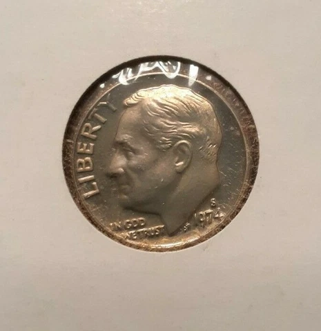 1974 S PROOF ROOSEVELT DIME Cover
