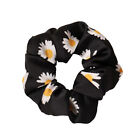 #F Korean Rubber Band Daisy Flower Scrunchies Women Girl Ponytail Holder Hair Ti