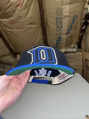 VINTAGE Duke Blue Devils Zephyr Wool Snapback The Z Hat Block Head Big Logo - Image 1 of 4