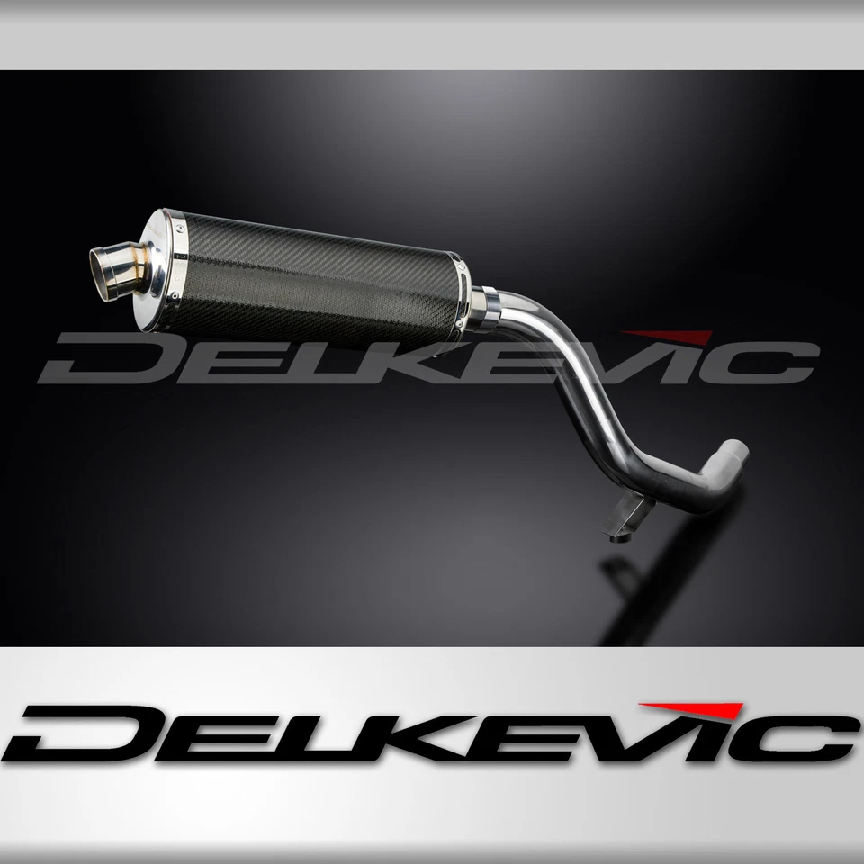 Kit silenciador de escape de carbono ovalado de 14" deslizable Triumph Tiger 1200 Explorer 2012-21 Foto 1 de 4