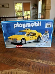 PLAYMOBIL® 3199 Taxi Yellow Cab Cabtaxi NEW ORIGINAL PACKAGING RARE - Picture 1 of 5