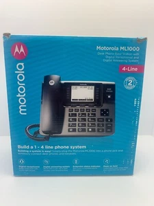 Motorola ML1000 4-Line Business Phone System with Voicemail - Picture 1 of 11