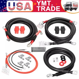 Battery Cable Kit 2298-90 for Ford F250 F350 Excursion 99-03 7.3L Power Stroke - Picture 1 of 12