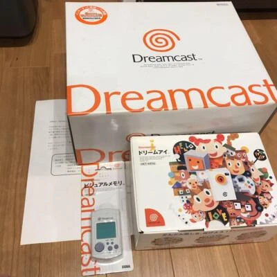 Sega Dreamcast Console HKT-3000 Boxed Dreameye Visual Memory Set unused - Image 1 of 4