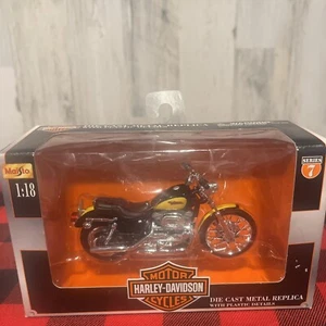 Mason 1:18 Die Cast Harley Davidson Motor Cycle Replica 1200c Sportster 1200 E1 - Picture 1 of 1