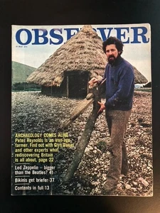 OBSERVER MAGAZINE UK 18 MAY 1975 LED ZEPPELIN VERY GOOD CONDITION - Imagen 1 de 5