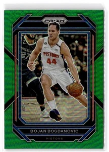2022-23 Panini Prizm Bojan Bogdanovic #44 Prizms Green Detroit Pistons - Picture 1 of 2