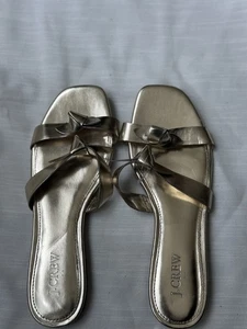 Sandalias doradas J Crew para mujer talla 8 de Estados Unidos - Imagen 1 de 5