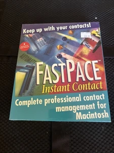 NEW FastPace Instant Contact Computer Software Accelerated For Power Macintosh - Picture 1 of 5