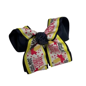 Boutique Handmade Bow Little Miss Third Grade Back to School Pencil Coquette - Picture 1 of 7