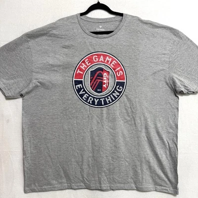 Fanatics St. Louis City SC Klauss 9 The Game Is Everything Gray T-Shirt 4XL NWOT - Image 1 of 4