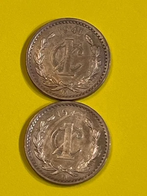 COIN MEXICO 1941-1942- 1 CENTAVO FREE SHIPPING - Image 1 of 4