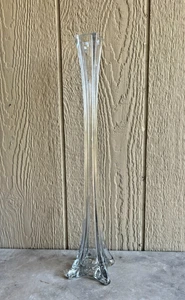 Eiffelturm Vase klar Hochzeit Blumen Herzstück 20" Höhe - Bild 1 von 8