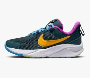 Nike Star Runner 2023 Mädchen Größe 11C Low Bunt Foam Laufschuhe ohne Binden - Bild 1 von 8